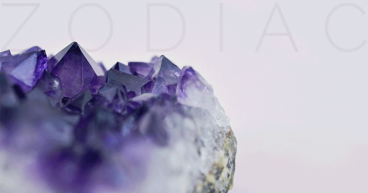 Amethyst stone sales zodiac sign